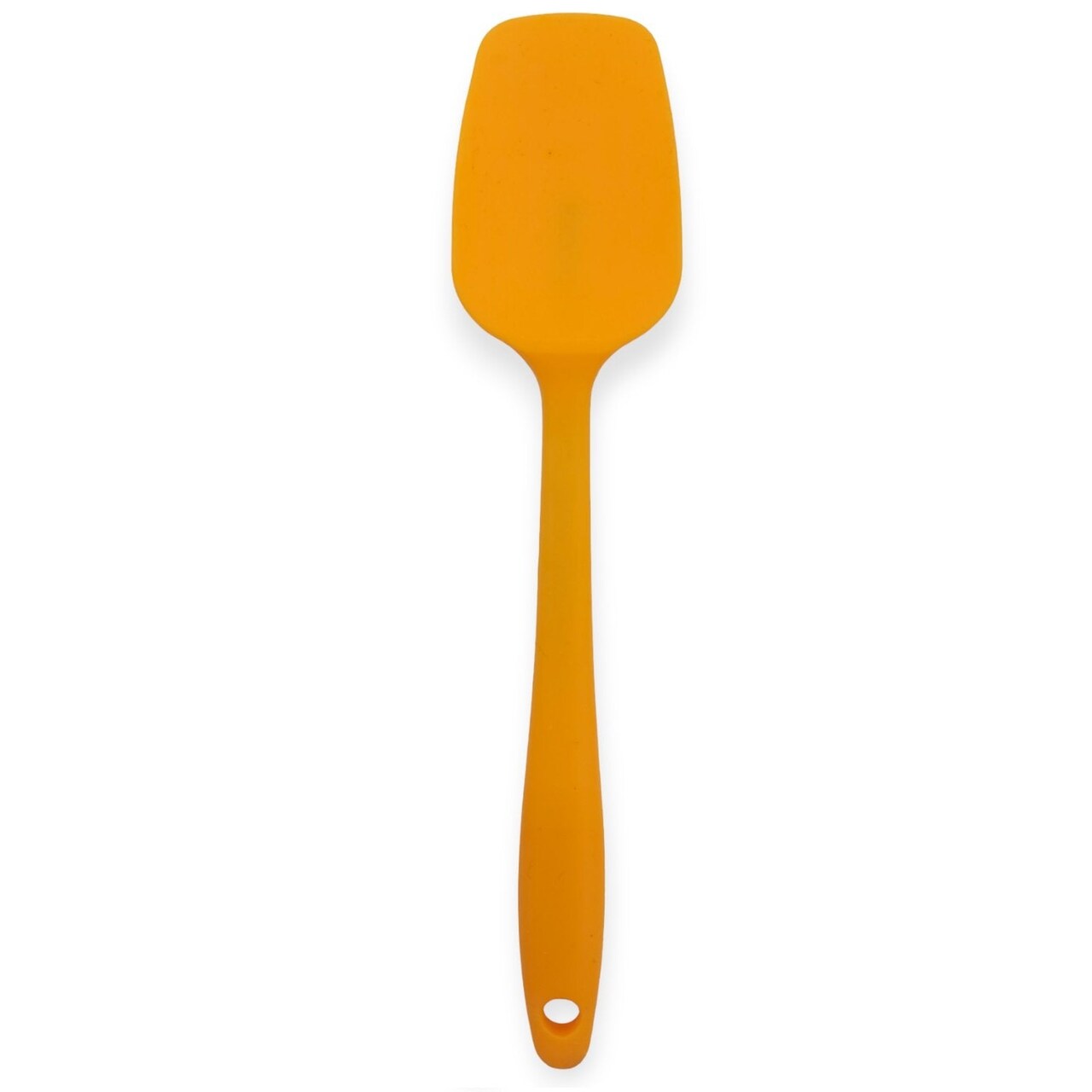 Handy Housewares 8" Long Non-Stick Silicone Mini Spoonula Spoon Spatula - Great for Mixing, Bowl Scraper, Small Servings and more